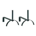 Feuerböcke für den Kamin in verschiedenen Ausführungen, Höhe 25 cm, hergestellt in Italien – Rhinoceros Viadurini