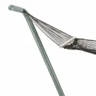 Hängematte in Stahl und Schwarz Garten Design Made in Italy - Cumberland Viadurini