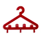 Wandgarderobe Kleiderbügel aus recycelbarem Plexiglas 2 Stück - Tirreno Viadurini