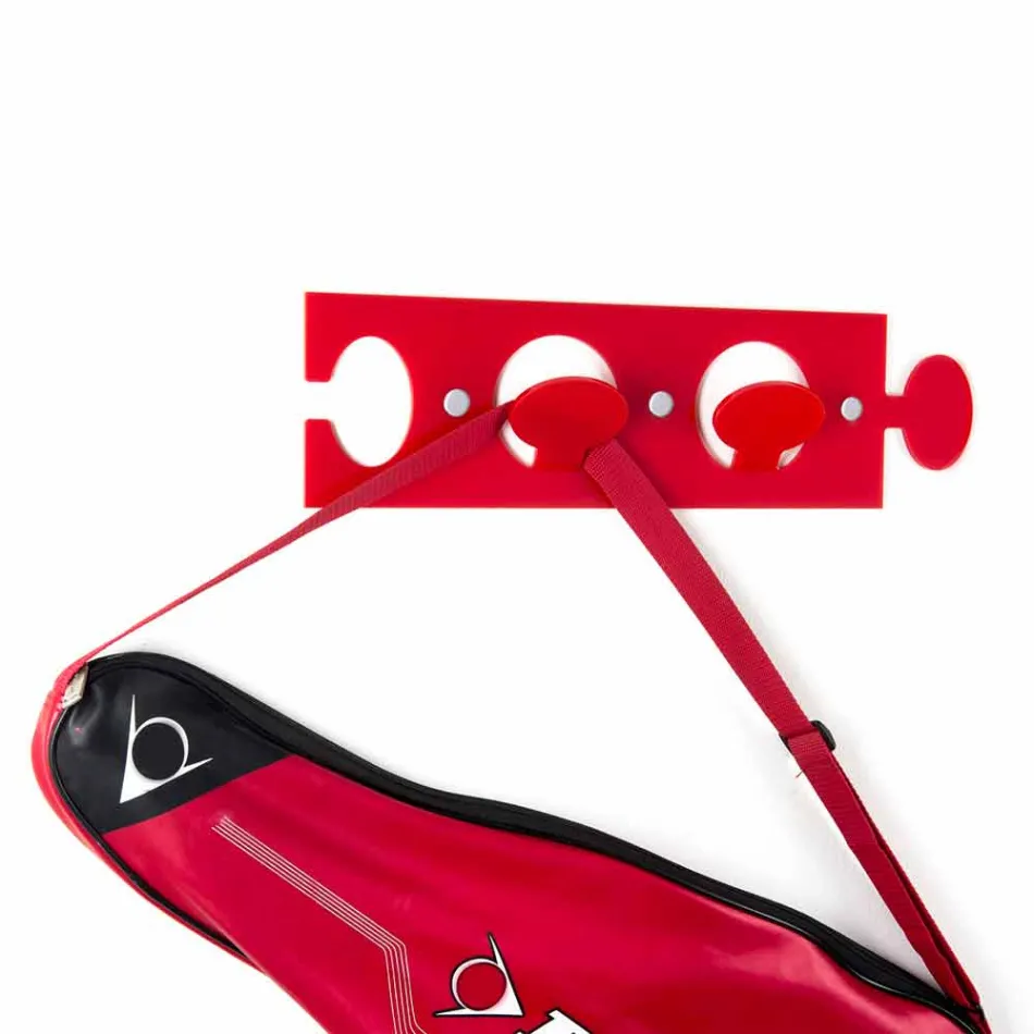 Farbiger Wandhalter in Plexiglas Double Design 3 Stück - Fratack Viadurini