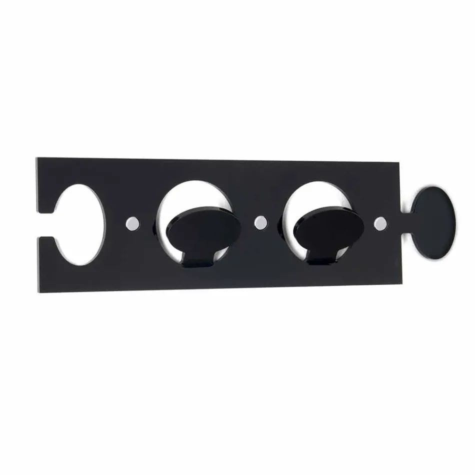 Farbiger Wandhalter in Plexiglas Double Design 3 Stück - Fratack Viadurini