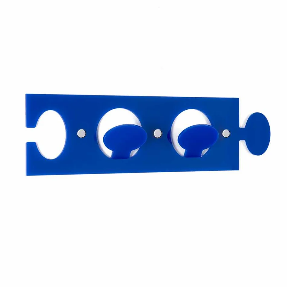 Farbiger Wandhalter in Plexiglas Double Design 3 Stück - Fratack Viadurini