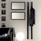 Wandmantel Kleiderbügel in lackiertem Mdf mit Doppelhaken Made in Italy - Mercury Viadurini