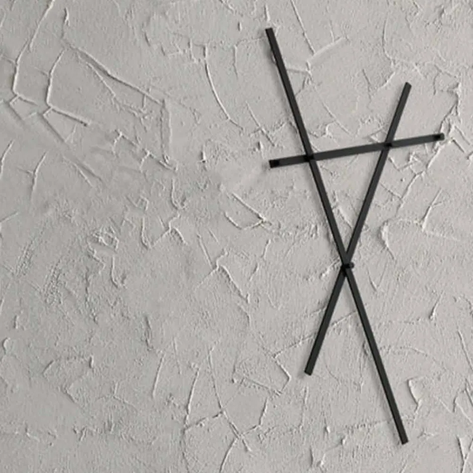 Wandgarderobe aus lackiertem Metall mit 5 Stiften Made in Italy - Olmium Viadurini