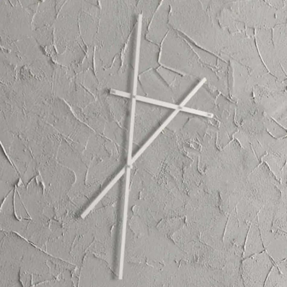 Wandgarderobe aus lackiertem Metall mit 5 Stiften Made in Italy - Olmium Viadurini