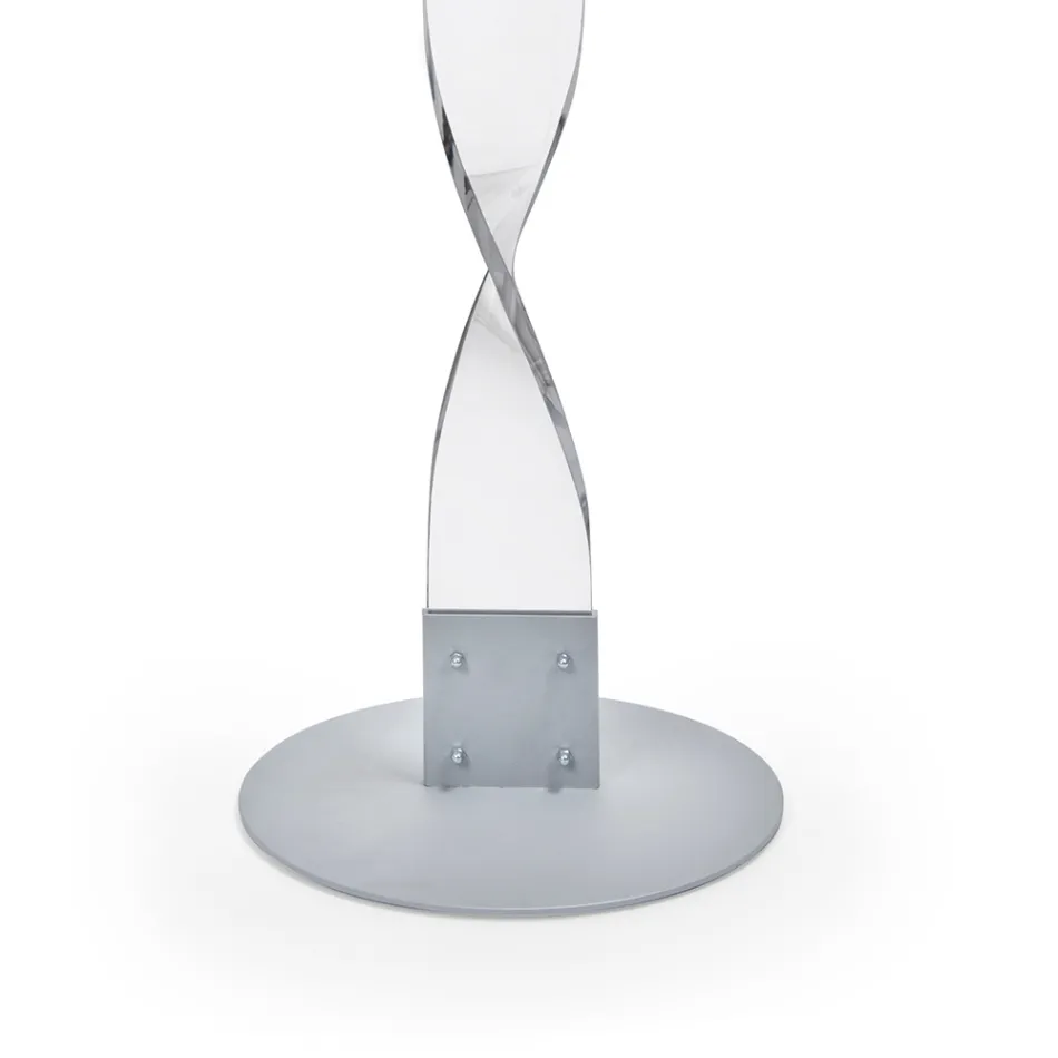 Kleiderbügel aus reinem PMMA-Acrylkristall, hergestellt in Italien – Lilo Viadurini