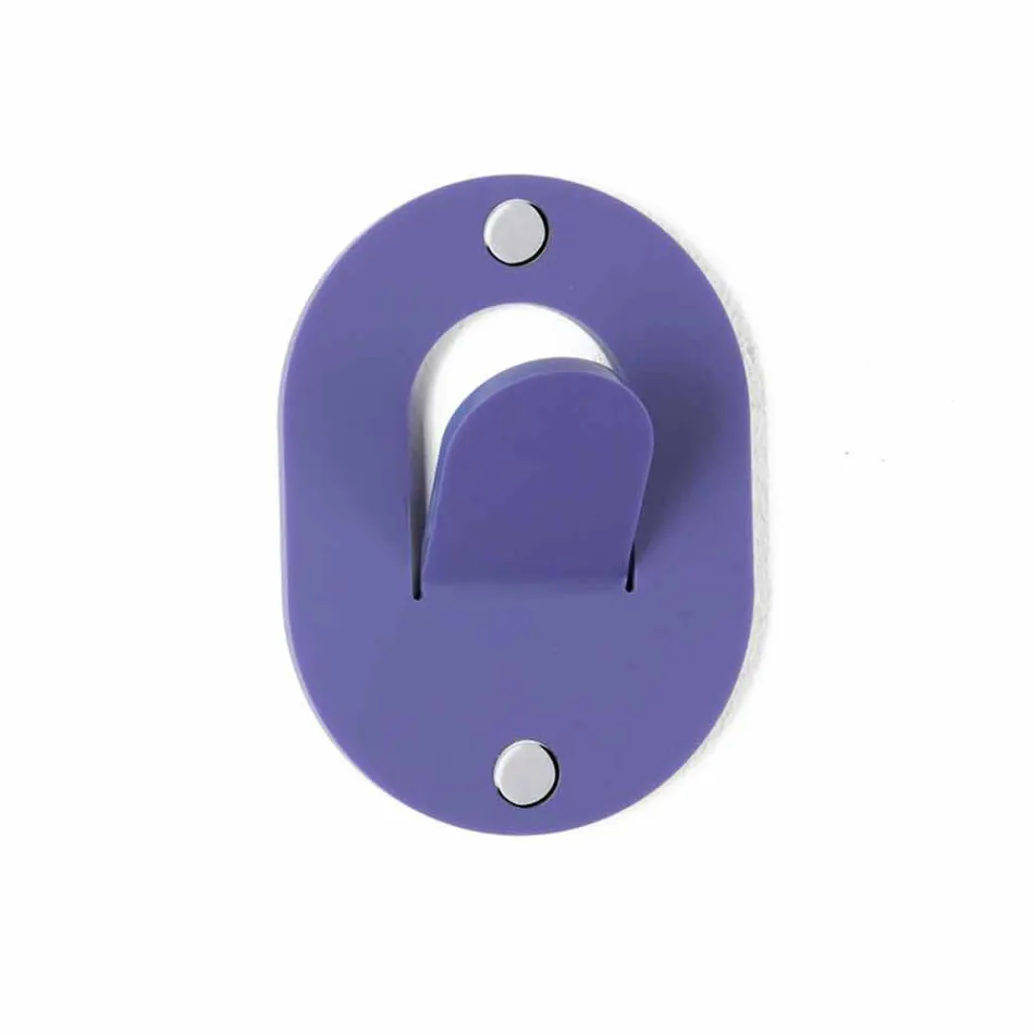 Wandhalter aus farbigem Plexiglas 5-teiliges Clip-Design - Freddie Viadurini