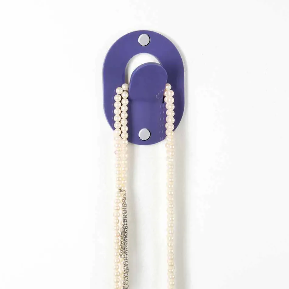 Wandhalter aus farbigem Plexiglas 5-teiliges Clip-Design - Freddie Viadurini