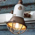 Applique zwei Scheinwerfer Amelia Ferroluce Handwerk Viadurini