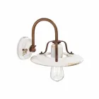 Applikationen Land Strahler aus Metall und Keramik Gladys Ferroluce Viadurini