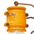 Applikationen urbanen Stil Scheinwerfer in Handwerk Keramik Beth Ferroluce Viadurini