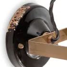 Wandstrahler aus Keramik, Glas und Metall in verschiedenen Ausführungen von Joy Ferroluce Viadurini