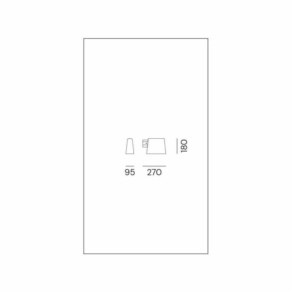 Außenwandlampe aus antikbraunem Metall - Saint Tropez von Il Fanale Viadurini