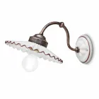 Wandlampe aus Keramik hochglänzend Ferroluce Viadurini