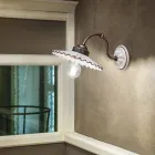 Wandlampe aus Keramik hochglänzend Ferroluce Viadurini