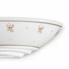 Halbmond-Wandleuchte aus Keramik, handbemalt, floral - Triest Viadurini