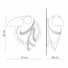 Wandleuchte in mattweißer Keramik Modernes italienisches Design - Tucano Viadurini