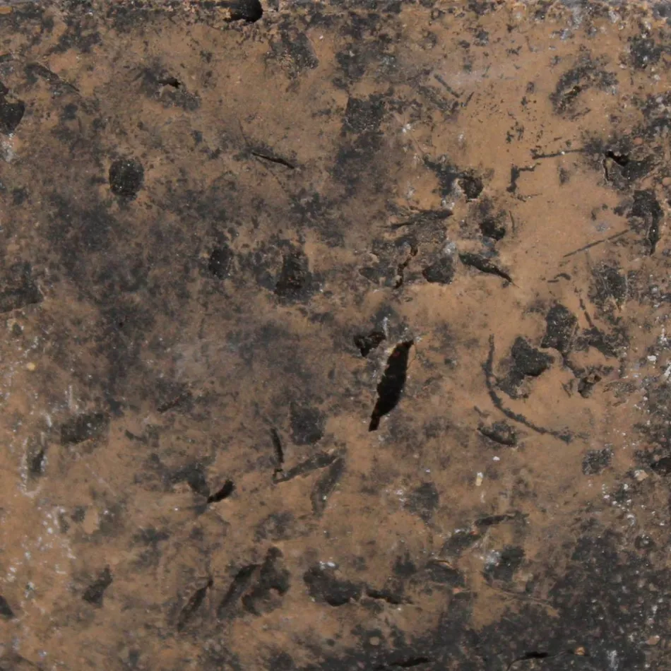 Handgefertigte Applikation aus toskanischer Majolika und Messing Made in Italy - Toscot Rossi Viadurini