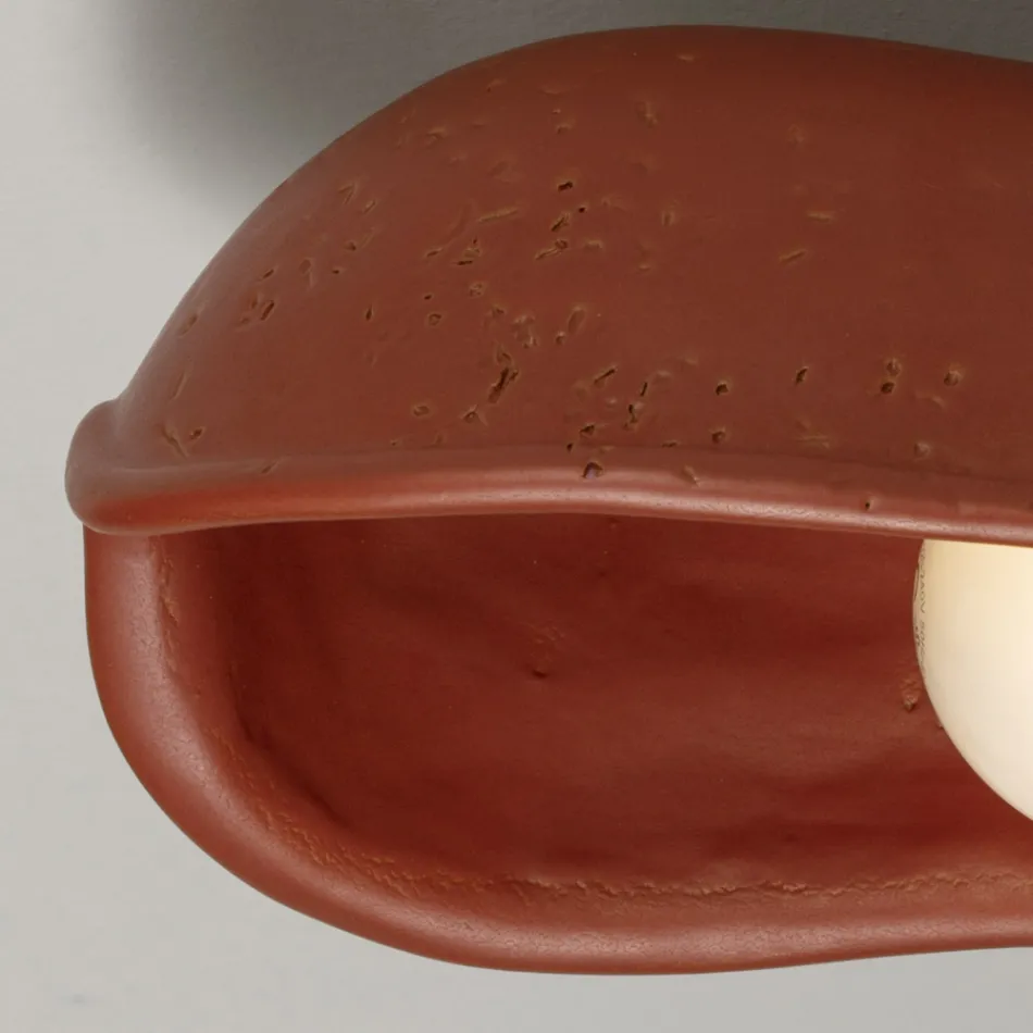 Handgefertigte toskanische Majolika-Wandleuchte Made in Italy - Toscot Bistro Viadurini