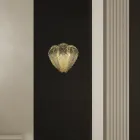 Klassische Wandlampe aus venezianischem Glas und Metall Made in Italy - Artemide Viadurini