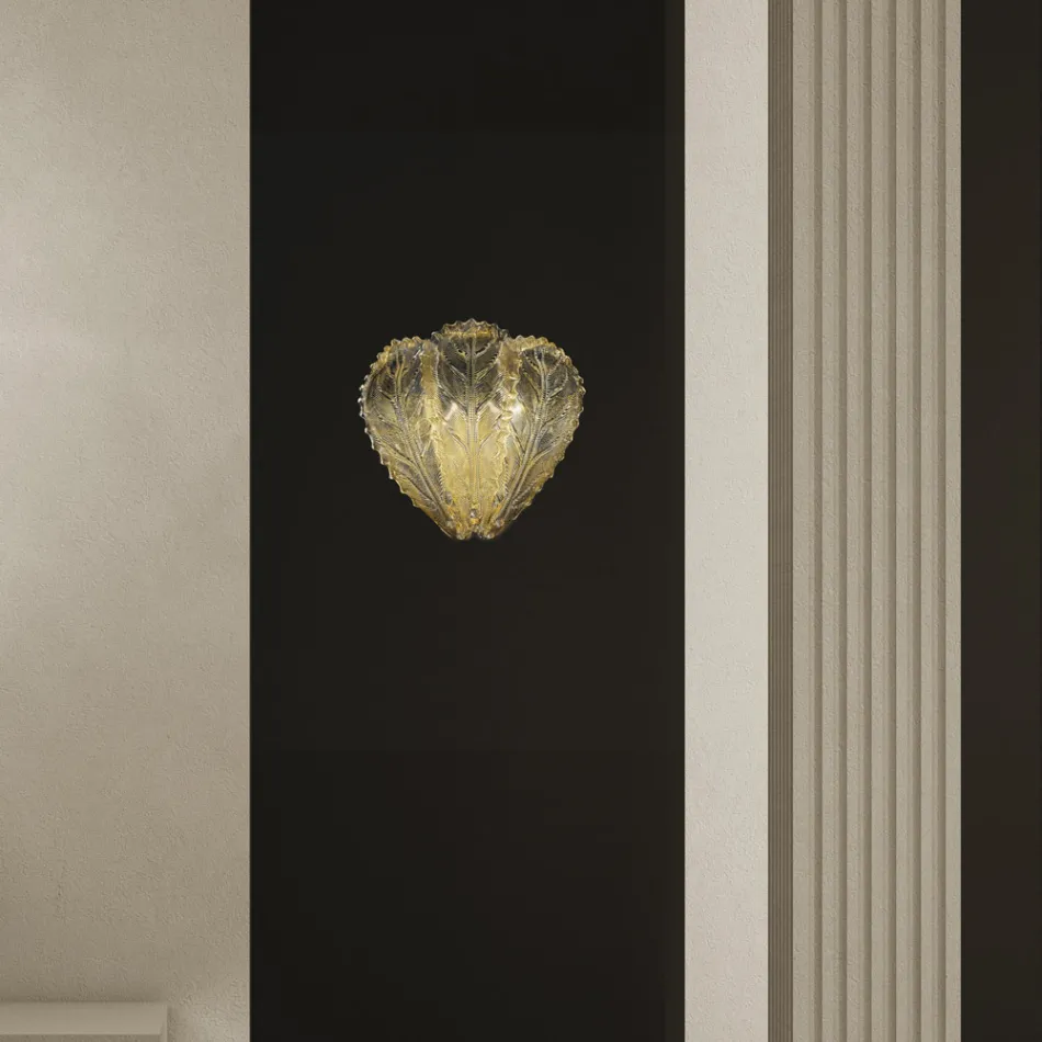 Klassische Wandlampe aus venezianischem Glas und Metall Made in Italy - Artemide Viadurini