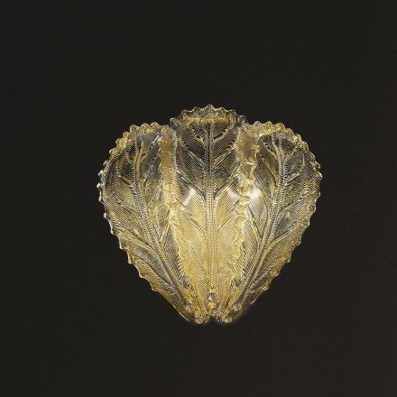 Klassische Wandlampe aus venezianischem Glas und Metall Made in Italy - Artemide Viadurini