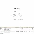 Einbauaußen ein Bugatti Licht von Aldo Bernardi Viadurini