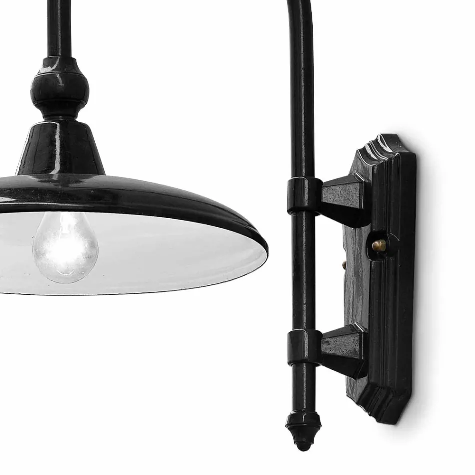 Außenwandleuchte aus Aluminium im klassischen Design Made in Italy - Campobasso Viadurini