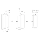 Vintage-Außenwandleuchte aus Messing mit E27-Fassung und Schutzart IP44 – Kristall Viadurini