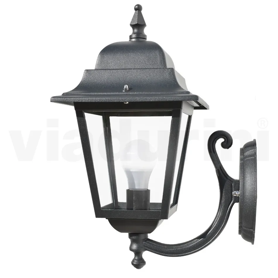 Gartenapplikation aus Aluminium und transparentem Glas Made in Italy - Scintilla Viadurini