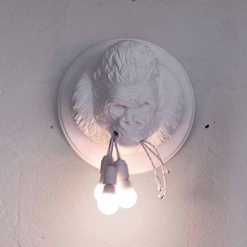 3 Lichter Wandleuchte in Gorilla Ceramic Grey oder White Design - Rillago