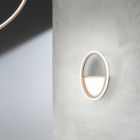 LED-Wandleuchte mit weißer oder goldener Metallstruktur - Raissa Viadurini