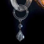Klassische Design Wandleuchte in Kristall und Glas Belle, 2 Stück Viadurini