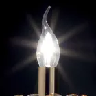 Klassische Design Wandleuchte in Kristall und Glas Belle, 2 Stück Viadurini