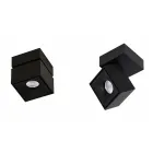 Dekorative LED-Wandleuchte aus weißem oder schwarzem Aluminium für den Innenbereich - Vernon Viadurini