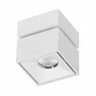 Dekorative LED-Wandleuchte aus weißem oder schwarzem Aluminium für den Innenbereich - Vernon Viadurini