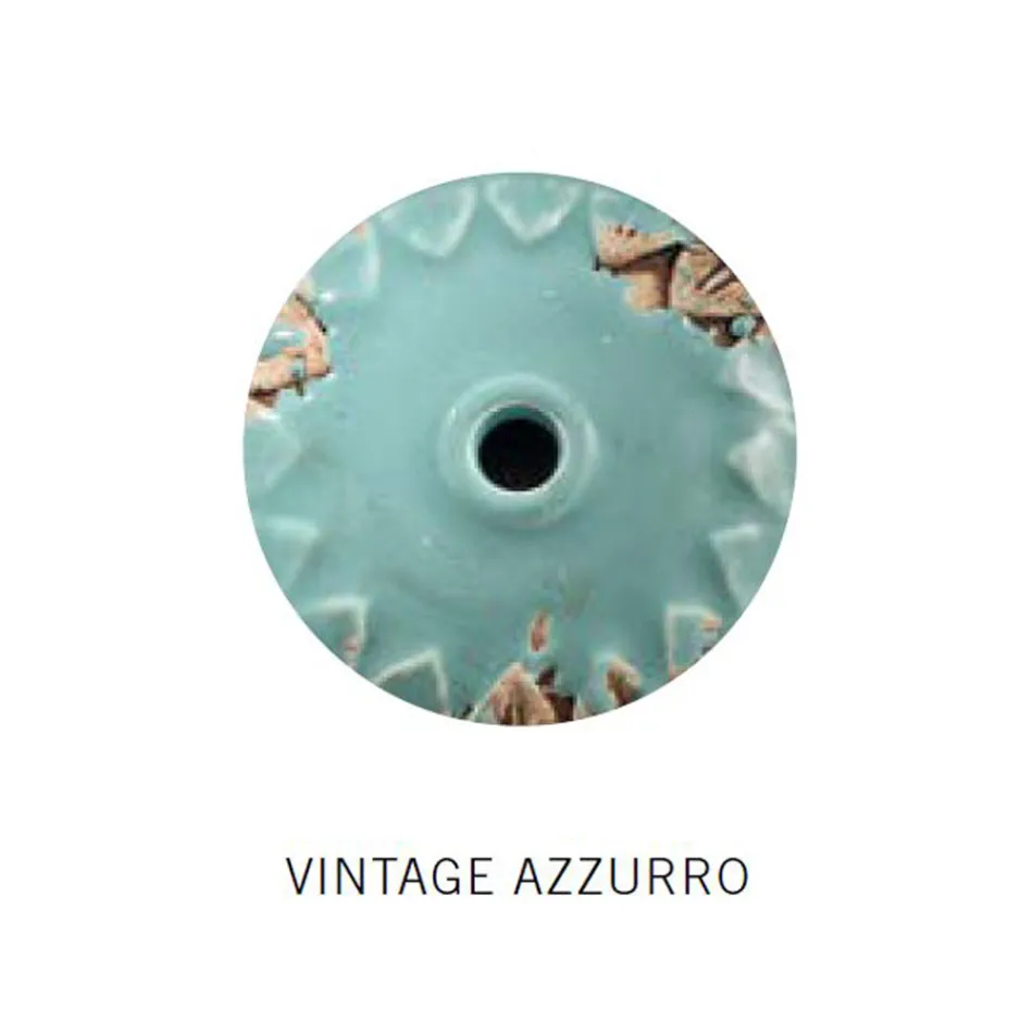 Industriedesign-Wandlampe aus Eisen und Keramik, handgefertigt - Grunge Viadurini