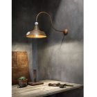 Industriedesign-Wandlampe aus Eisen und Keramik, handgefertigt - Grunge Viadurini