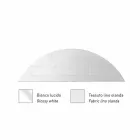 Design Wandleuchte in Metall Silber oder Weiß Finish Made in Italy - Jump Viadurini