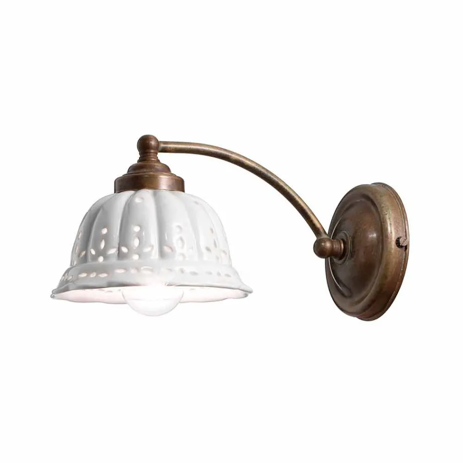 Applikationen Jugendstil-Design Keramik Anita Il Fanale Viadurini