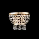 In Italien gefertigte Applikation aus Eisen und Gold mit Strasssteinen für die Inneneinrichtung – Österreich Viadurini