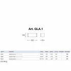 Wandsteinzeug Keramik weiß Glamour Aldo Bernardi Viadurini