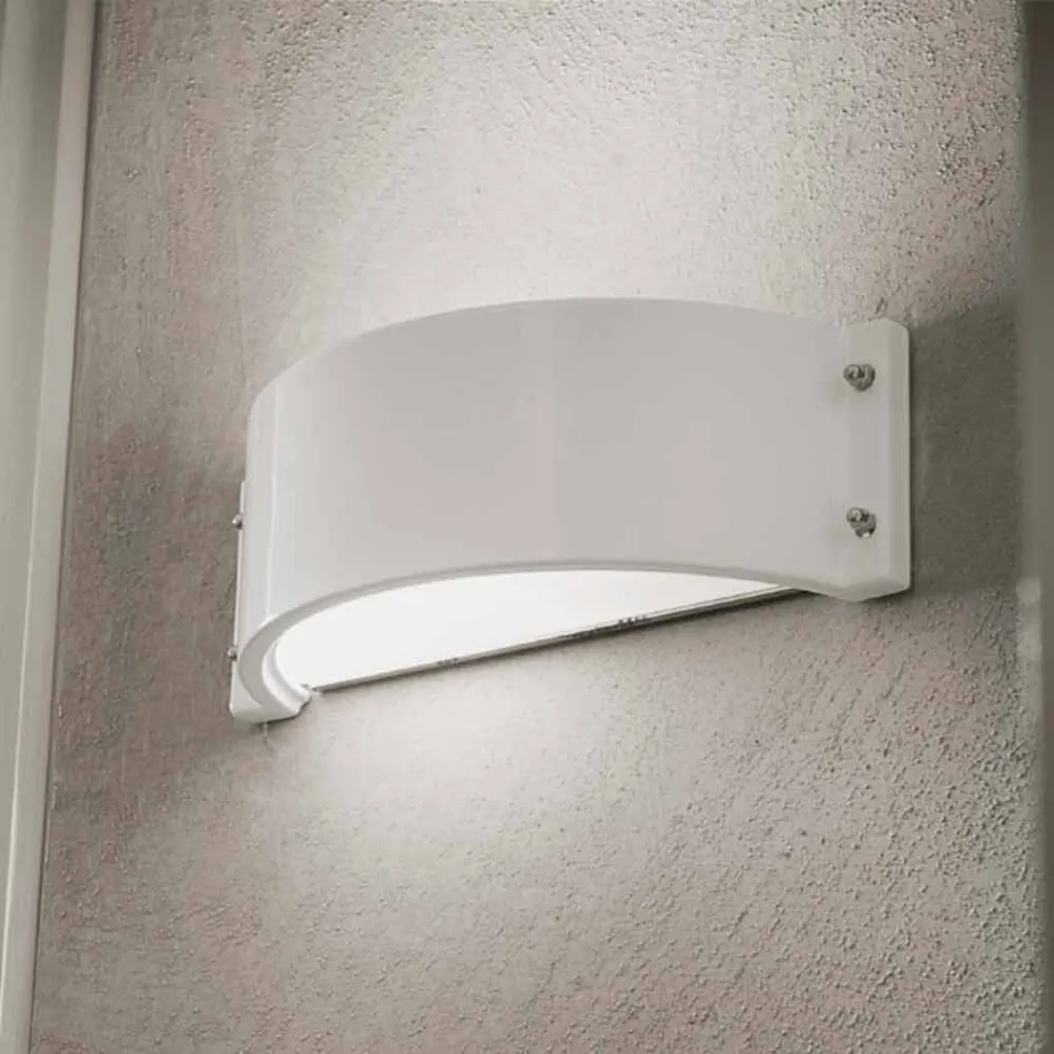 Wandsteinzeug Keramik weiß Glamour Aldo Bernardi Viadurini