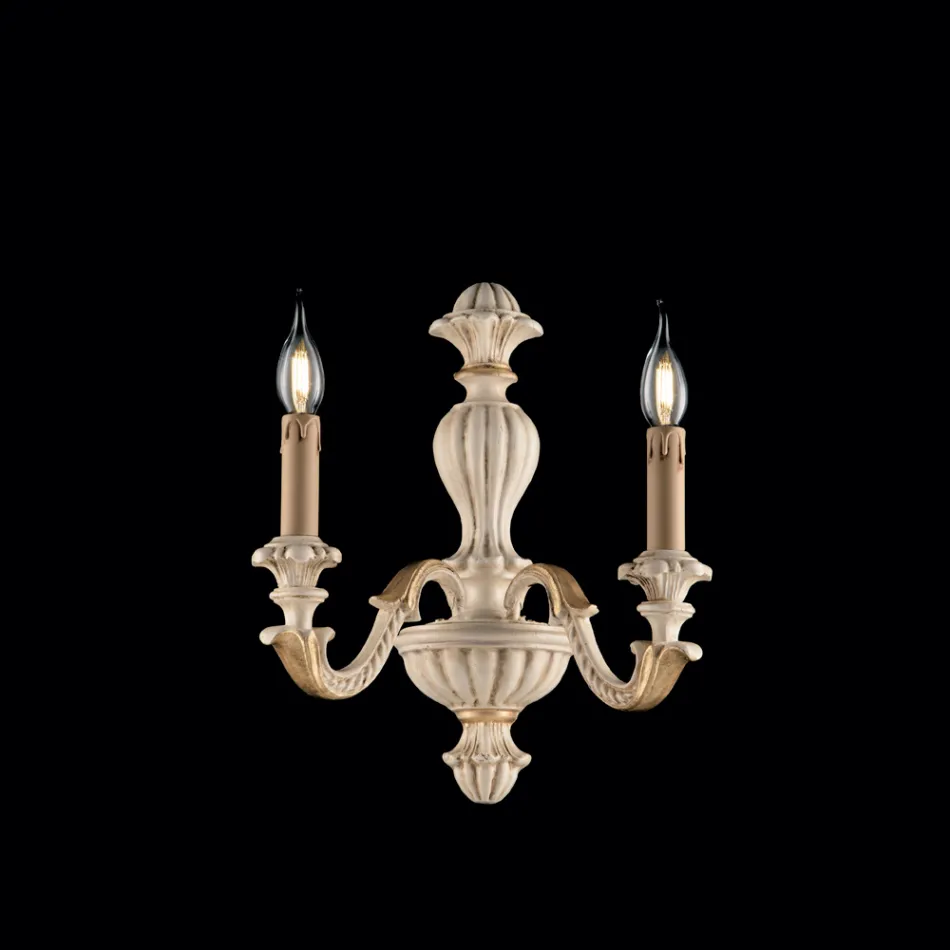 Italienische Wandleuchten aus Holz für die Inneneinrichtung – Mailand Viadurini