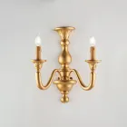 Wandleuchten aus Holz, hergestellt in Italien für die Inneneinrichtung - Siena Viadurini