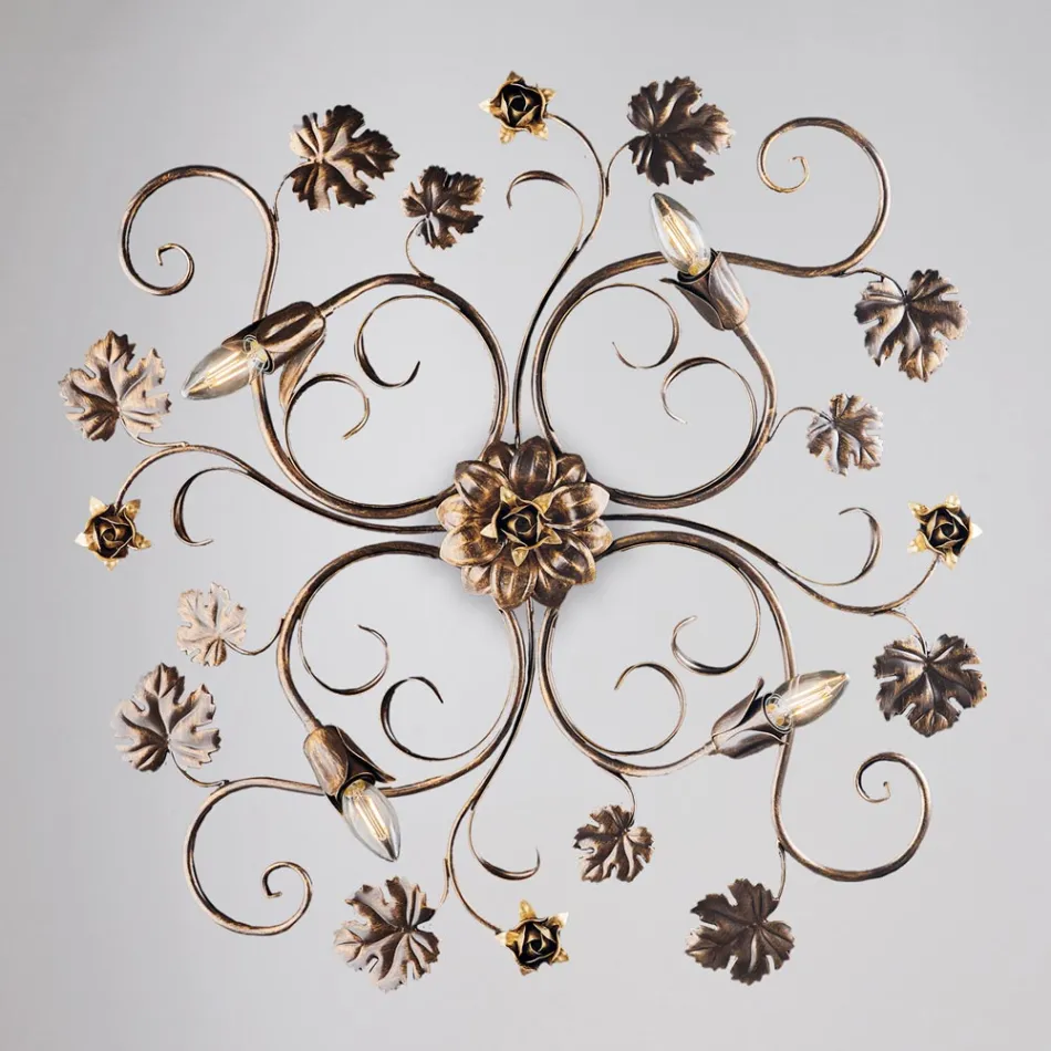 LED-Wandleuchte aus verchromtem Metall für elegante und funktionale Beleuchtung – Fiore Viadurini