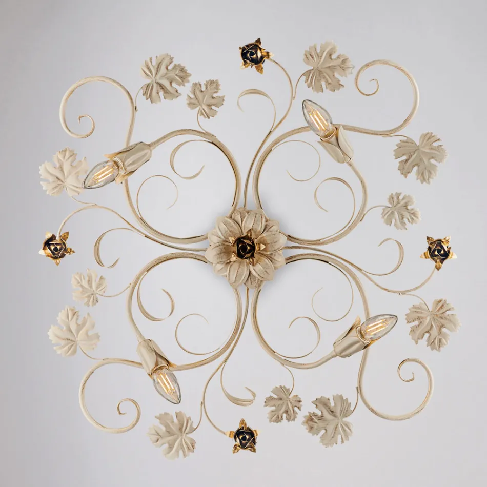 LED-Wandleuchte aus verchromtem Metall für elegante und funktionale Beleuchtung – Fiore Viadurini