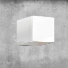 Wandleuchte aus Messing und Gips Made in Italy - Cubetto Aldo Bernardi Viadurini