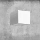 Wandleuchte aus Messing und Gips Made in Italy - Cubetto Aldo Bernardi Viadurini