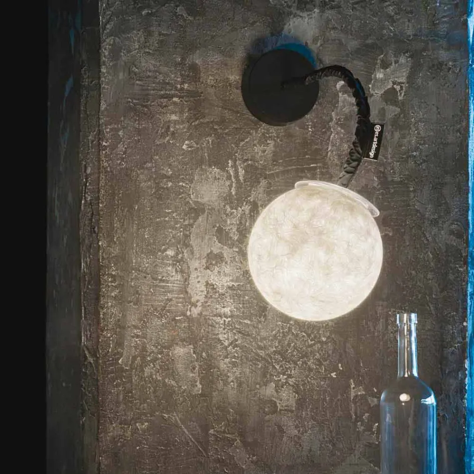 Moderne Wandleuchte In-es.artdesign Micro Luna Nebulite Wandleuchte Viadurini